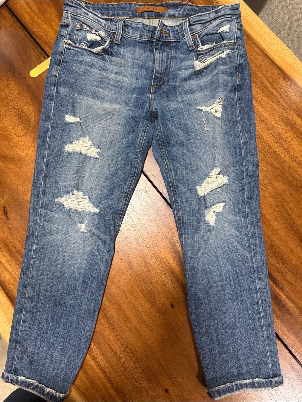 Joe's Jeans Light Blue Distressed Boyfriend Jeans